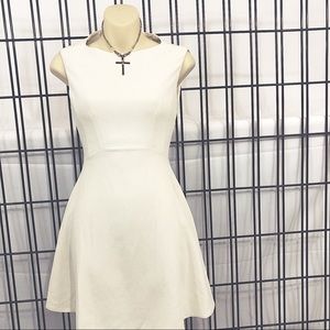 French connection  A-line ivory dress